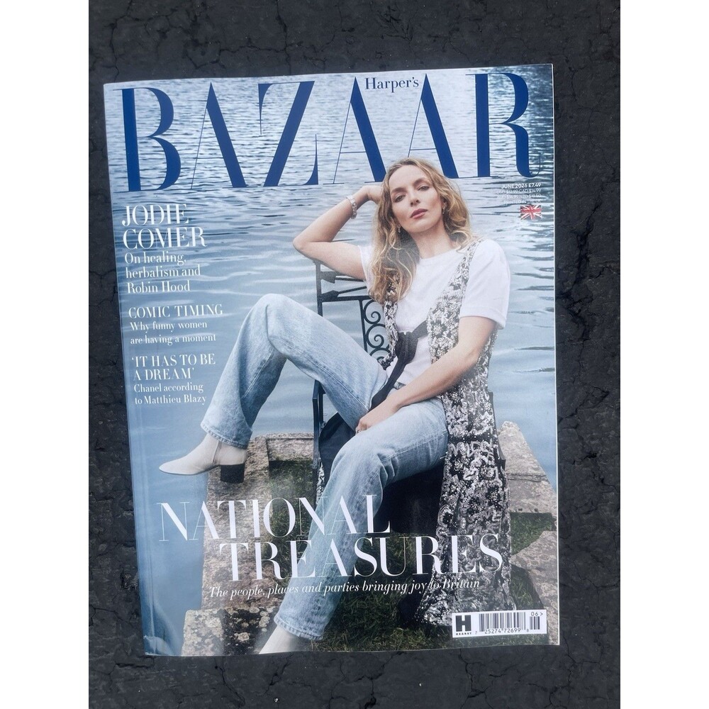 HARPER’S BAZAAR UK (BRITISH) MAGAZINE-JUNE 2026-JODIE COMER-Brand New